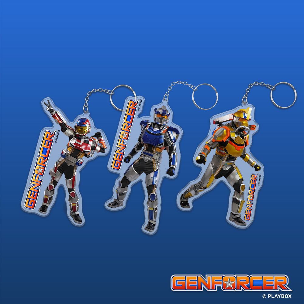 Genforcer Hero Keychain Set of 3