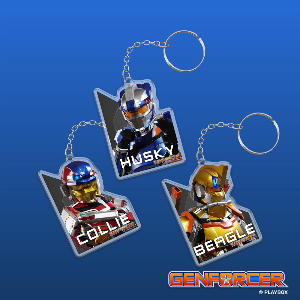 Genforcer Operator Keychain Set of 3