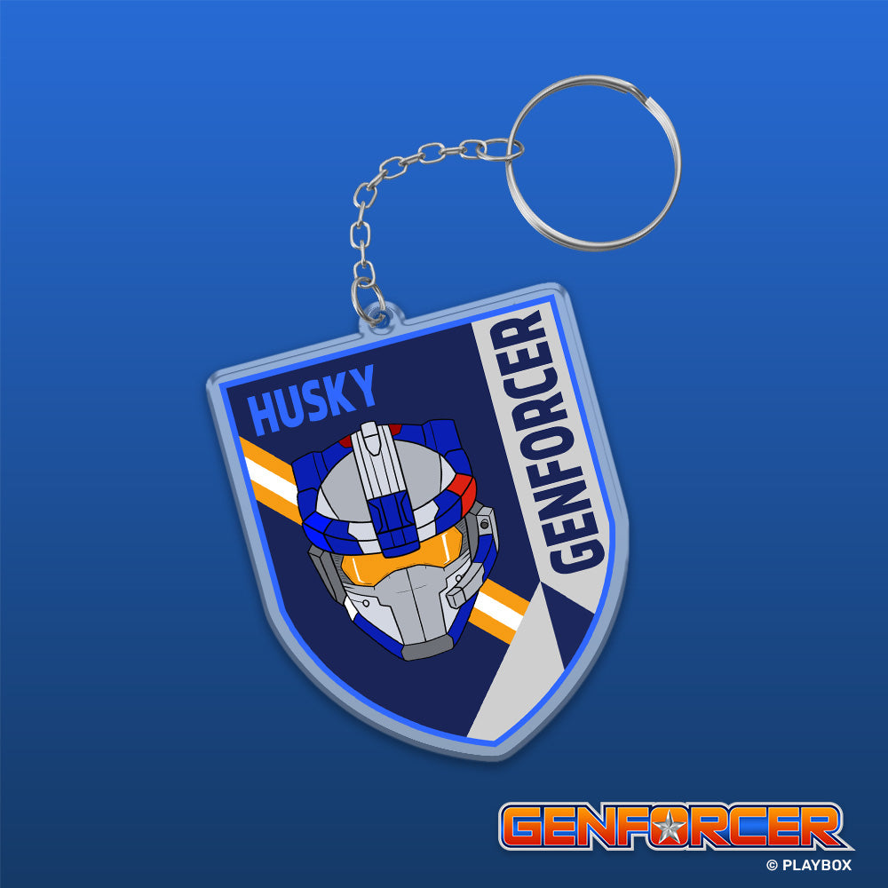 Genforcer Station Badge Keychain SPF Husky