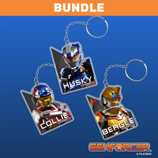 Genforcer Operator Series (Set of 3 Keychains)