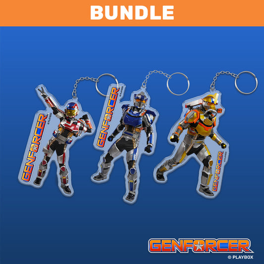 Genforcer Hero Series (Set of 3 Keychains)