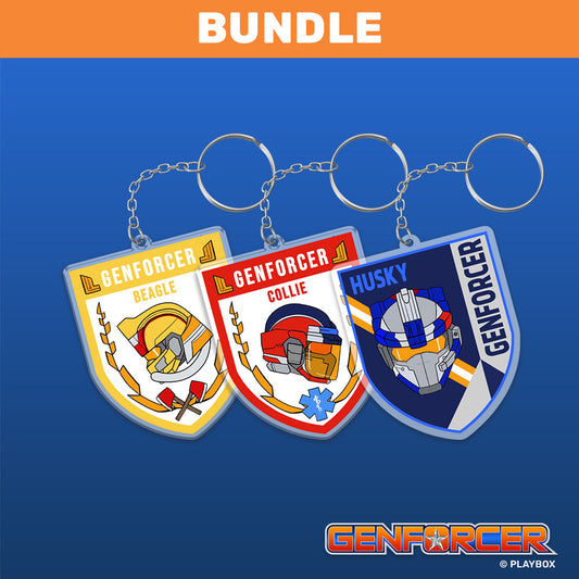 Genforcer Station Badge Series Keychain