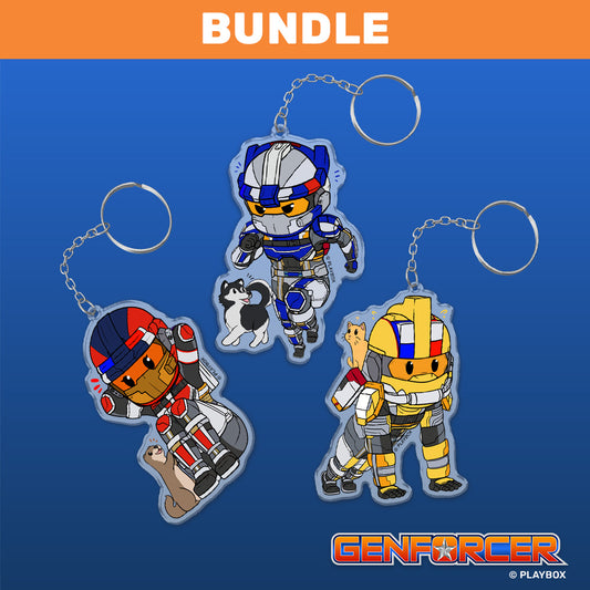 Genforcer IPPT SD Series Set of 3 Acrylic Keychains